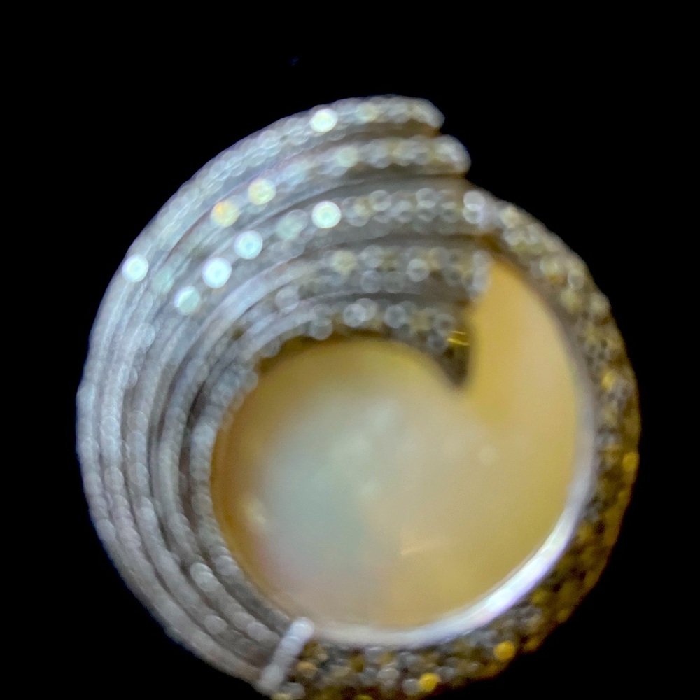 Marcasite and stone pin
